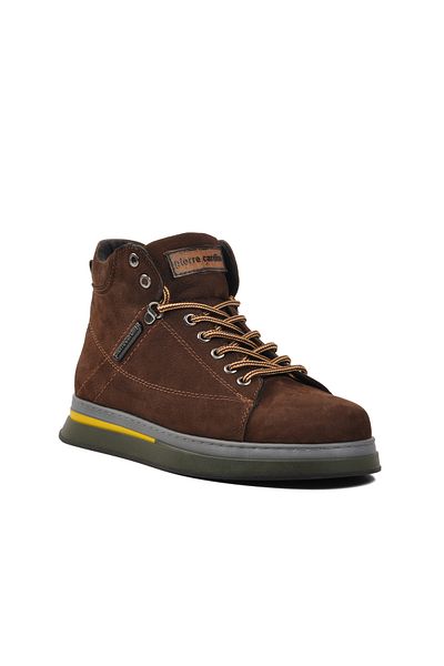 Pierre Cardin Καφέ ανδρικές μπότες Nubuck