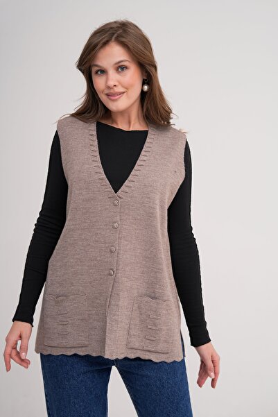 Lamierra Triko Anne Mevsimlik yelek