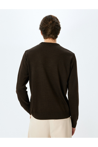 Koton Bisiklet Yaka Uzun Kollu Basic Triko Kazak