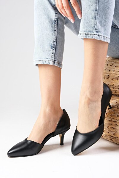 Mio Gusto Dámské boty na nízkém podpatku černé barvy Rene