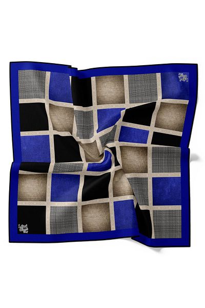 Levidor Φουλάρι με τετράγωνο σχέδιο Trend Twill
