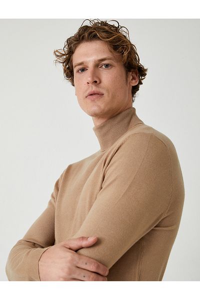 Koton Turtleneck Basic Knitwear Sweater - Long Sleeve
