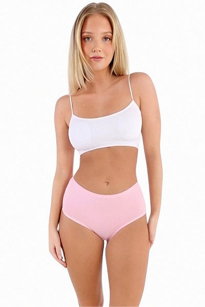 Uniquetrenders Women's Cotton Combed Single Jersey Fabric Bato Panties Women's Bato Panties 6 Pieces
