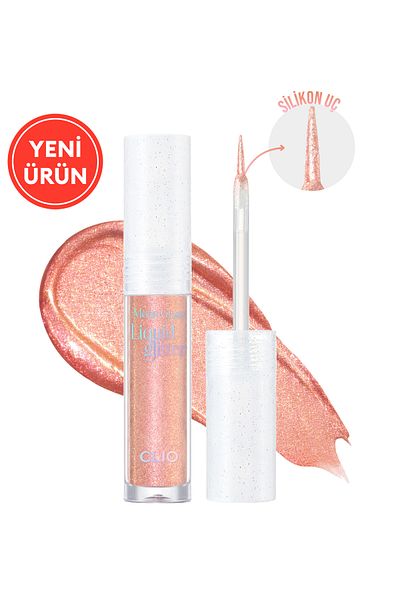 CLIO Clio Moon Glass - Luminous & Clear Liquid Glitter, Sweet Cloud (05 Chilling Rose)