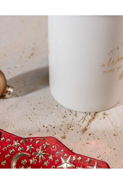 Madame Coco Reve Elina Mug - White/Gold - 280 ml