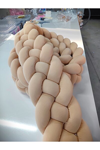 Lucky Kids حماية محبوكة مقاس 420 سم مكونة من 4 قطع / سرير أطفال بارك من جانب الأم مقاس 80 × 130 - واقي مرتبة