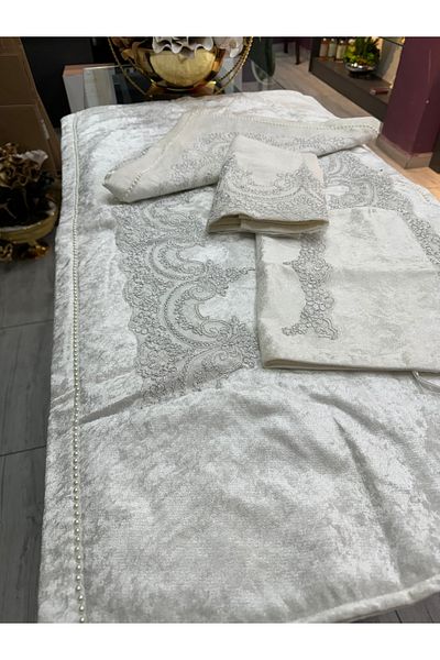 Santara SET DE covor de rugăciune din catifea brodat AVANGARDE