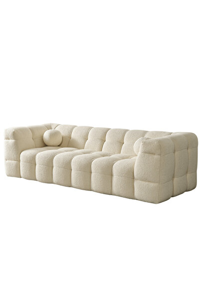 BEKALIVING Nammos Comfort Teddy Kanepe Bej 100