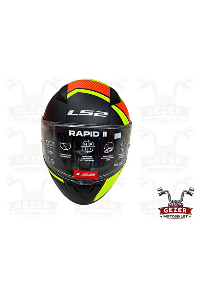 LS2 LS 2 RAPID2 EXTRA TAM KAPALI KASK MAT SİYAH-NEON SARI-KIRMIZI-NAVY MAVİ