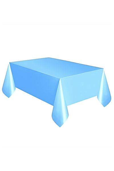 TREND Plain Blue Plastic Table Cover