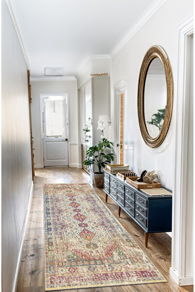 BigArts Home Modern Sanat Esintili Soyut Desenli Kaymaz Taban Salon Mutfak An...