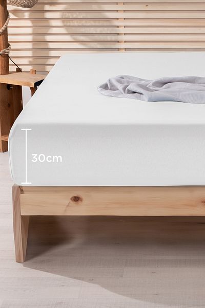 Nordqueen Ranforce 100% Cotton Single / Double Elastic Sheet