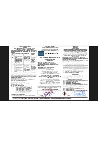BASF STORM PASTA FARE VE SIÇAN YEMİ ZEHİRİ 500 Gr.... ETKİLİ YENİ NESİL FORMÜL