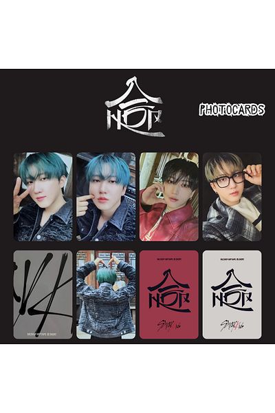 Kpop Dünyasi Σετ φωτογραφικών καρτών STRAY KIDS Changbin '' Skzhop Hiptape ''