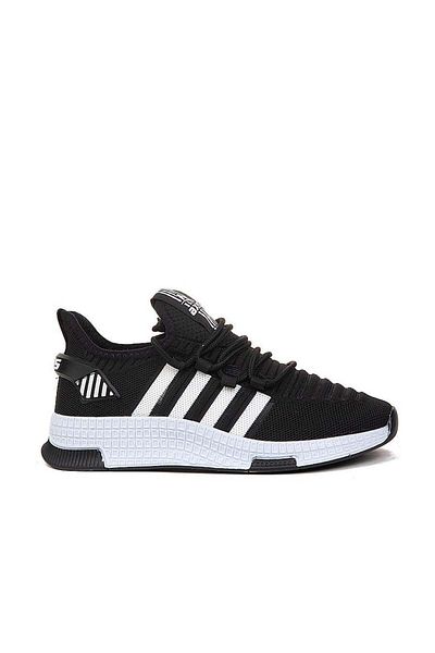 KunduraHane Negru Alb Culoare Unisex Tricotaj Pantofi sport confortabili