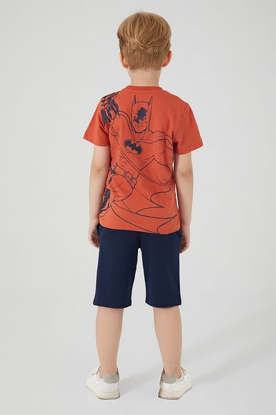 Batman L1556-3 Boy's Bottom Top Set Cinnamon