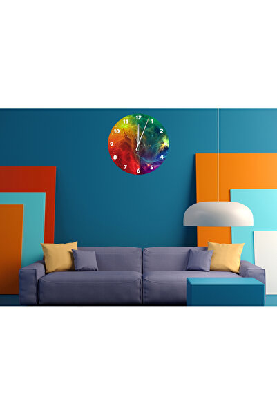 Ti Play Tİ-PLAY CEAS DE PERETE MODERN DECORATIV ACRILIC 30X30CM CU CULORI EXP...