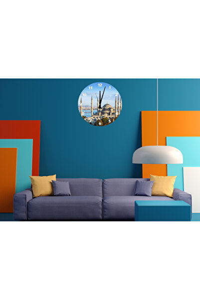 Ti Play Tİ-PLAY SULTANAHMET CAMİ 30X30CM CEAS DE PERETE MODERN DECORATIV ACRILIC