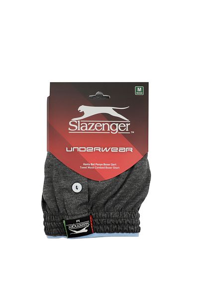 Slazenger Boxeri pentru bărbați, gri închis