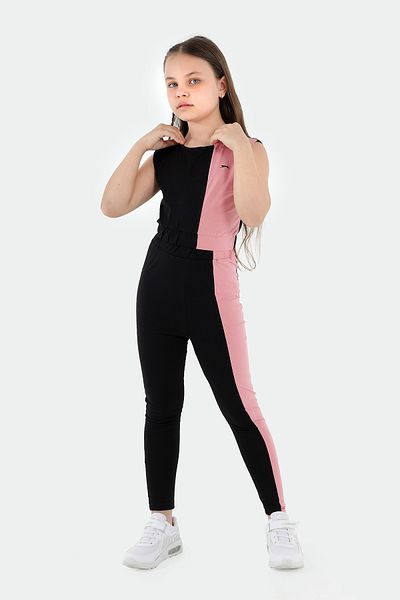 Slazenger Σετ κοριτσίστικη φόρμα Dımas Μαύρο