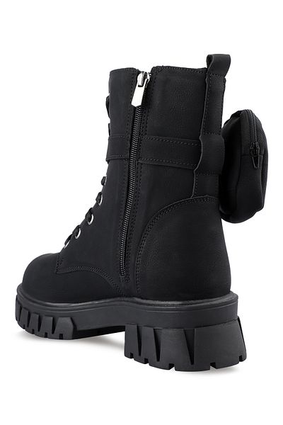 Esem Ea22ok024 Damenstiefel Schwarz / Grün