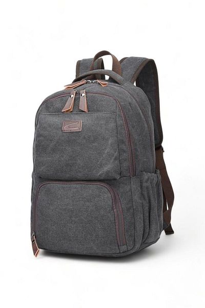 CACTİVE Cactive Canvas Black Unisex Backpack Ctv1313