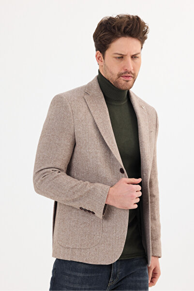 Savira Faceted Slimfit Jacket - Blended Winter Fabric, Drop 6 Unlined, New Season