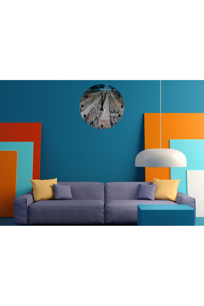 Ti Play Tİ-PLAY SOLDATI DE Pământ 30X30CM CEAS DE PERETE MODERN DECORATIV ACR...