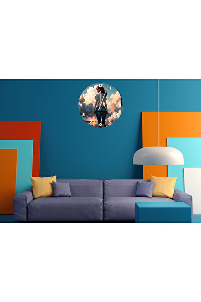 Ti Play Tİ-PLAY GİDİŞ ANIME 30X30CM CEAS DE PERETE MODERN DECORATIV ACRILIC