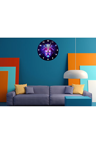 Ti Play Tİ-PLAY ROBO KURT 30X30CM CEAS DE PERETE MODERN DECORATIV ACRILIC