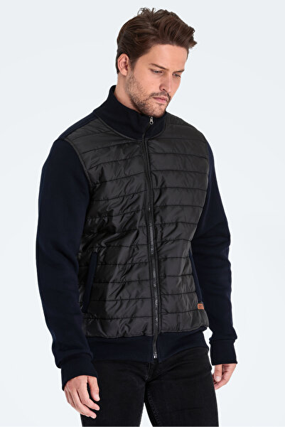 Slazenger BASIL Erkek  Lacivert Sweatshirt