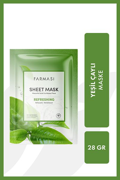 Farmasi Refreshing Green Tea Paper Mask