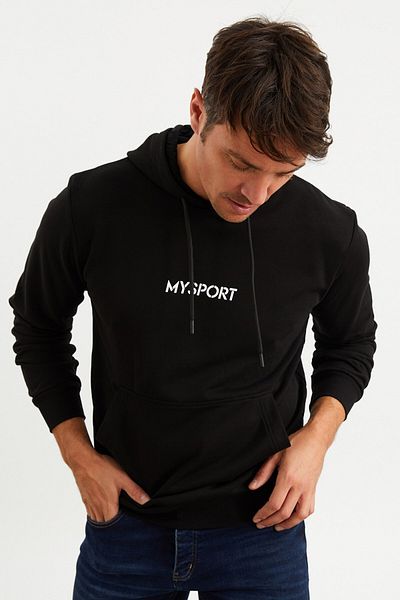 MYSPORT 201950   Ανδρικό φούτερ με κουκούλα