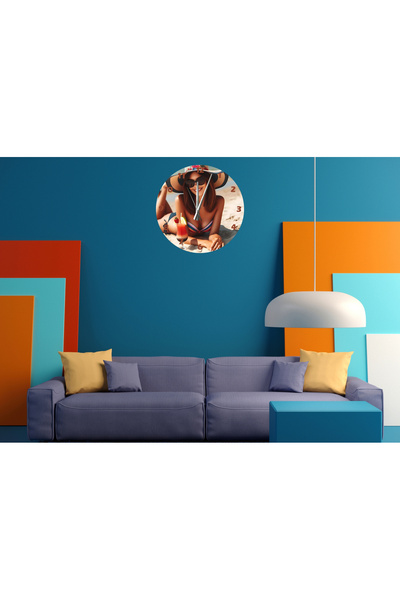 Ti Play Tİ-PLAY O NIVEL DE ZÂMBET 30X30CM CEAS DE PERETE MODERN DECORATIV ACR...