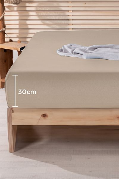 Nordqueen Ranforce 100% Cotton Single / Double Elastic Sheet