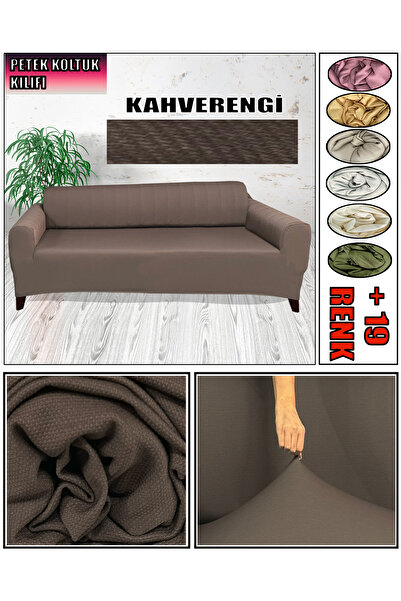 Home Petek Kumaş Üçlü Koltuk & Çekyat Koltuk Kilifi Arkasi Dahi̇l Kapatiyoruz.