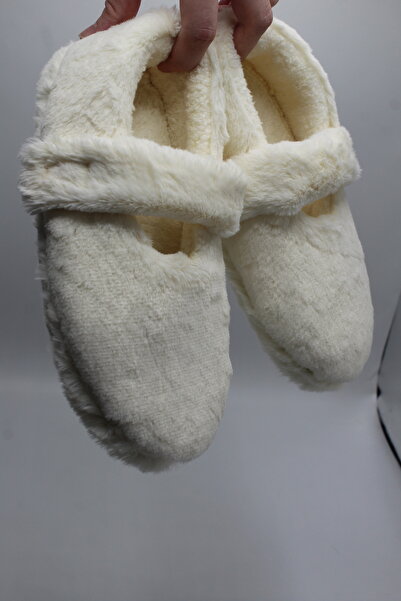 fluffy Cırtlı Kadın Ev Ayakkabısı, Mevsimlik, Misafirlik, Sıcak, İçi Peluş, Ev Ayakkabısı Panduf