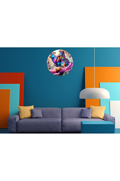 Ti Play Tİ-PLAY NATURAL COLOURS 30X30CM CEAS DE PERETE MODERN DECORATIV ACRILIC