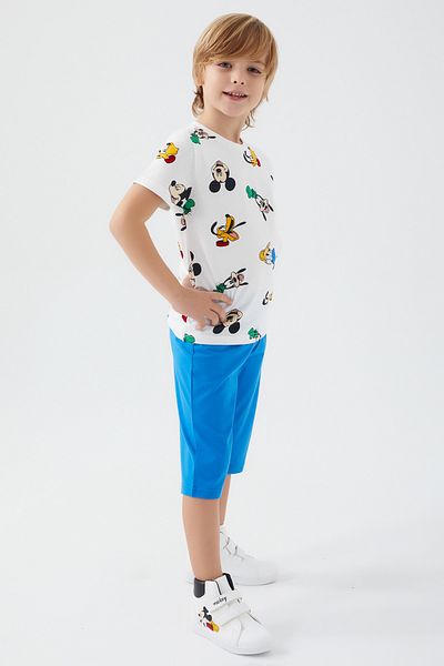 Mickey Mouse D4795-3 Κρέμα για αγόρι κάτω και πάνω κοστούμι