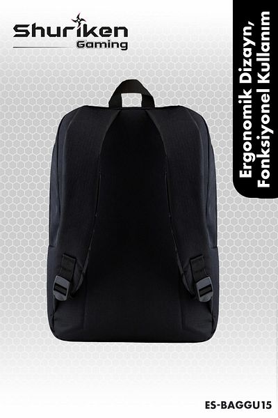 Shuriken Es-Baggu15 15.6" Gaming Laptop Backpack - for Travel