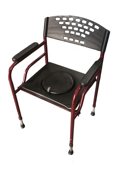 Csr Deri Döşemeli Kamp Klozeti Taşınabilir Kamp Klozeti Wc Yükseltici Tuvalet Katlanabilir