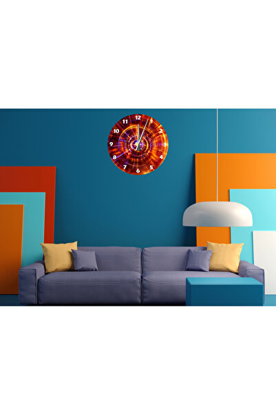 Ti Play Tİ-PLAY COLOR CIRCLE 30X30CM ΑΚΡΥΛΙΚΟ ΔΙΑΚΟΣΜΗΤΙΚΟ ΜΟΝΤΕΡΝΟ ΡΟΛΟΙ ΤΟΙΧΟΥ