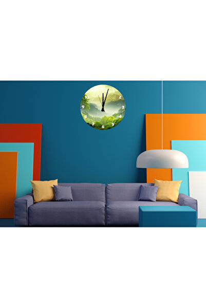 Ti Play Tİ-PLAY MUNTELE I PĂSEURI 30X30CM CEAS DE PERETE MODERN DECORATIV ACR...