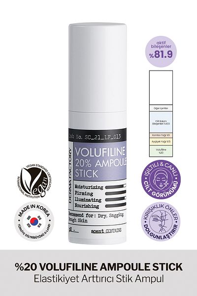 DERMA FACTORY Anti Aging Stick Volufiline Ampoule Stick Containing 20% Volufilin