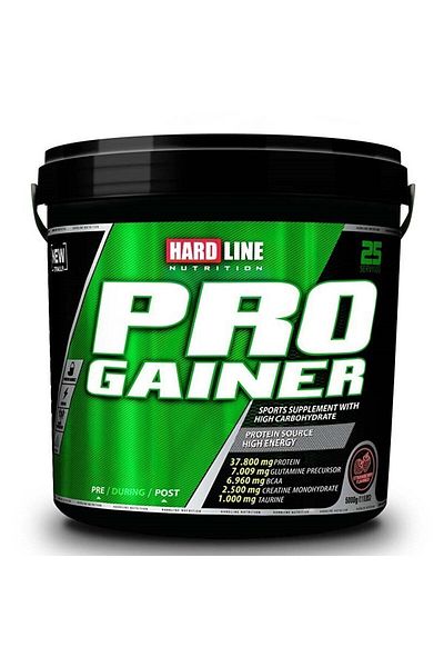 Hardline Pro Gainer 5000Gr Strawberry Flavored Carb Powder