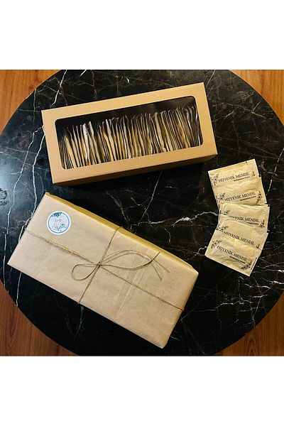 Islakmendilcim Single Use Kraft Wet Wipes in Special Box with Gift Package 85 Pieces