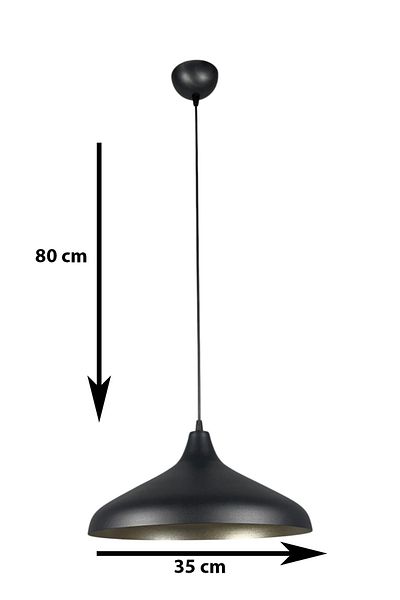 LEGACY Nil Special Design Modern Decorative Cafe Black Interior Gold Color Pendant Lamp Cafe - Kitchen Single Chandelier