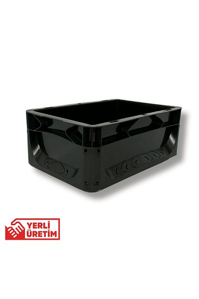 ALPBX Черна пластмасова кутия от първо качество 30x20x12 см - Здрава пластмасова кутия без мирис 5 литра