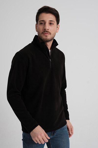 MYSPORT 5070 Men's Anti-pilling Non-pilling Standard Fit Stand Collar Cold-Proof Fleece