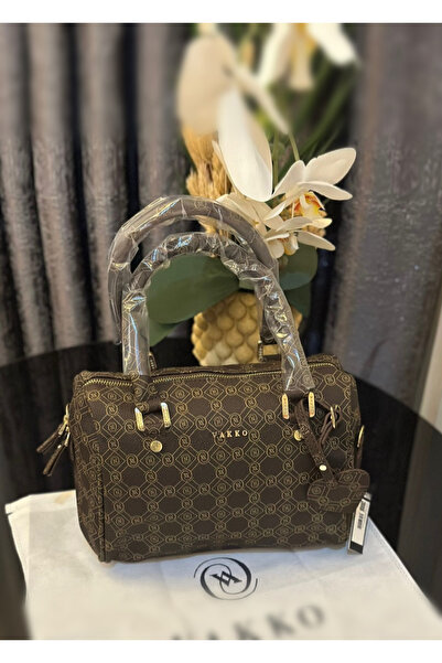 Mrv Kahverengi monogram çanta